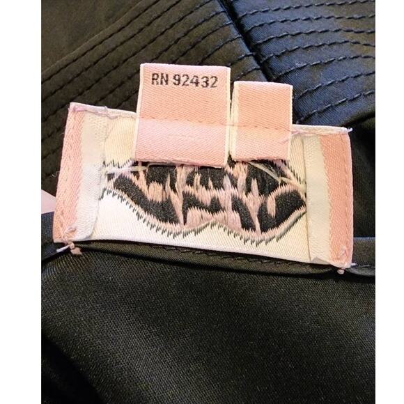 Phoebe Couture Black Satin Dress Size 4 - Picture 4 of 8